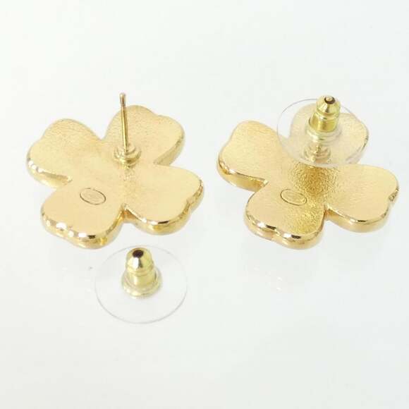 Chanel Earrings Gold-Tone Metal #247069C12B - Picture 3 of 3